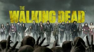 The Walking Dead cast lined up infant of zombies