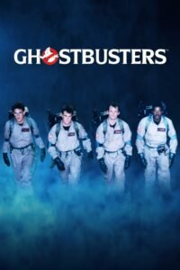 Poster of the Ghostbusters walking in the Ghostbuster film