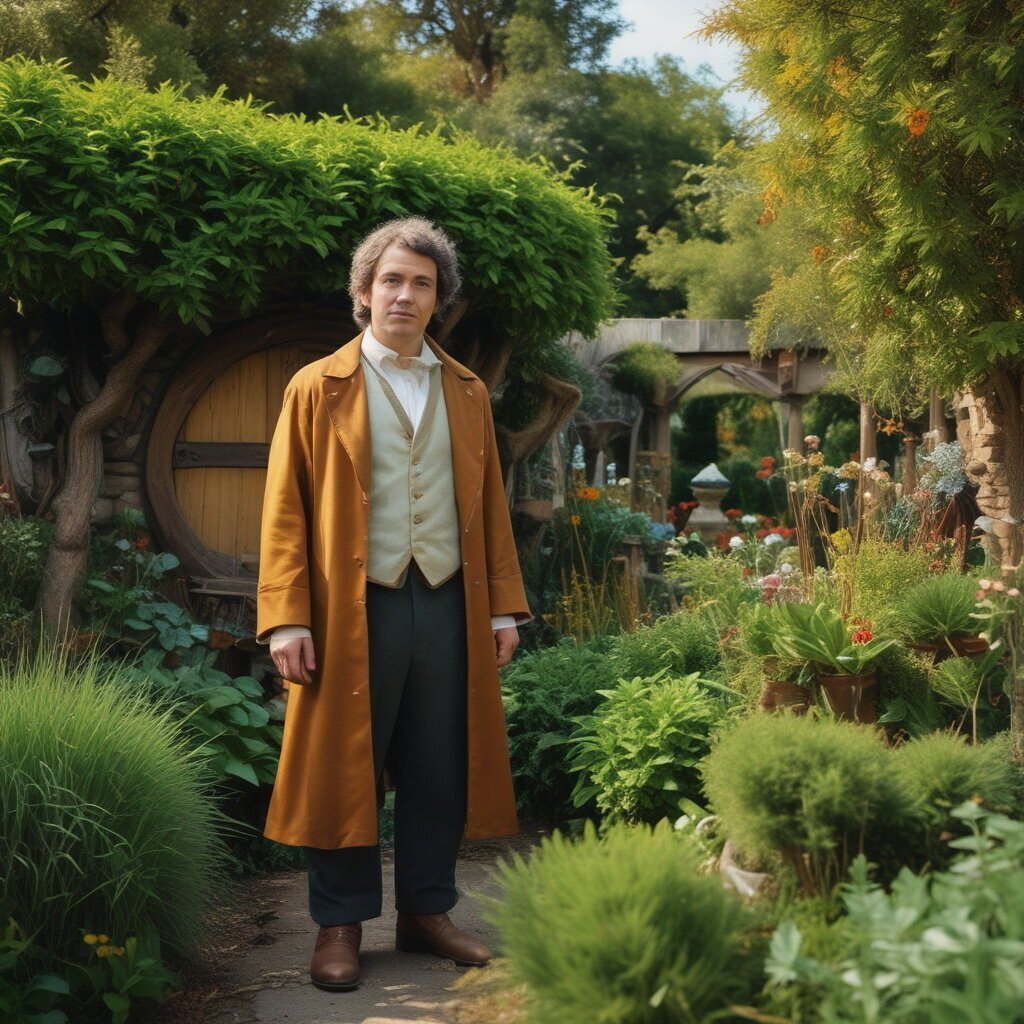 Hobbit costume for garden cinema night