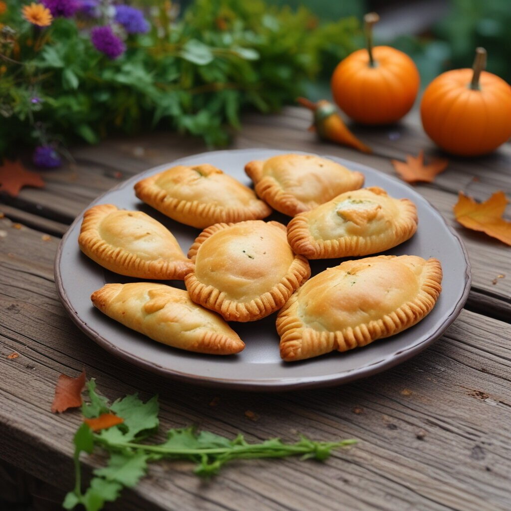 Pumpkin Pasties for Harry Potter themed garden cinema night snack