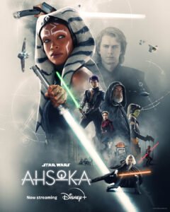 Poster of Ahsoka and other star wars characters