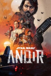 Poster for Andor Star Wars TV series, characters with logo