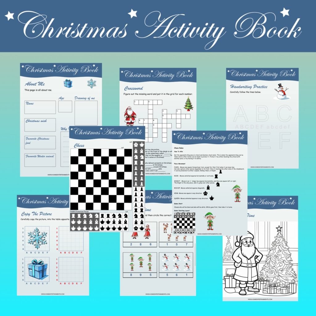 Free Christmas Activity Book