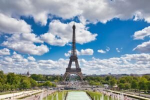 Eiffel Tower at Paris in France